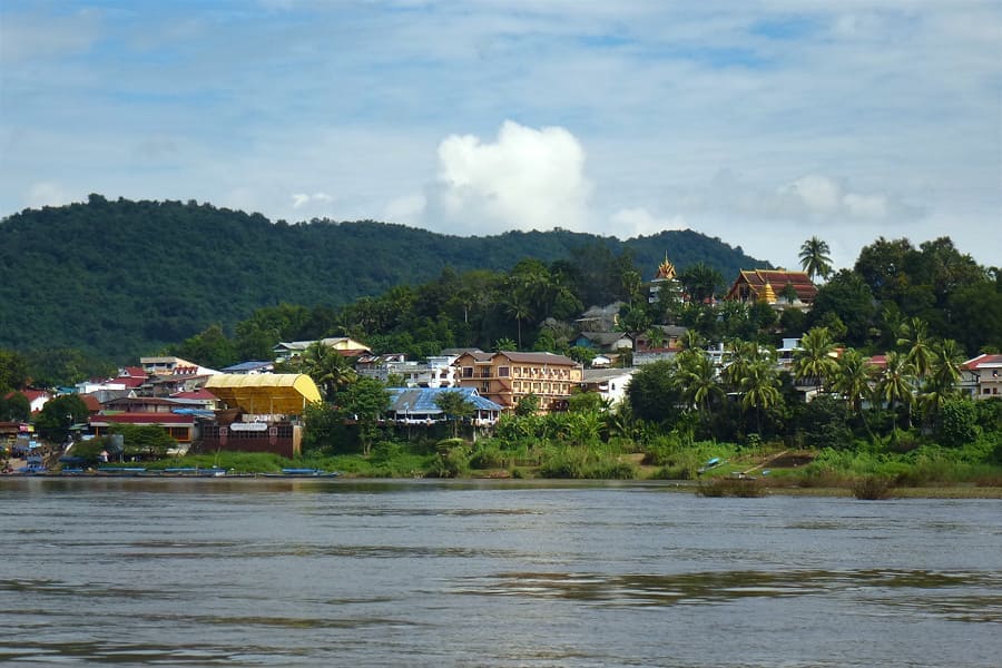 Mekong River in Huay Xai, Laos